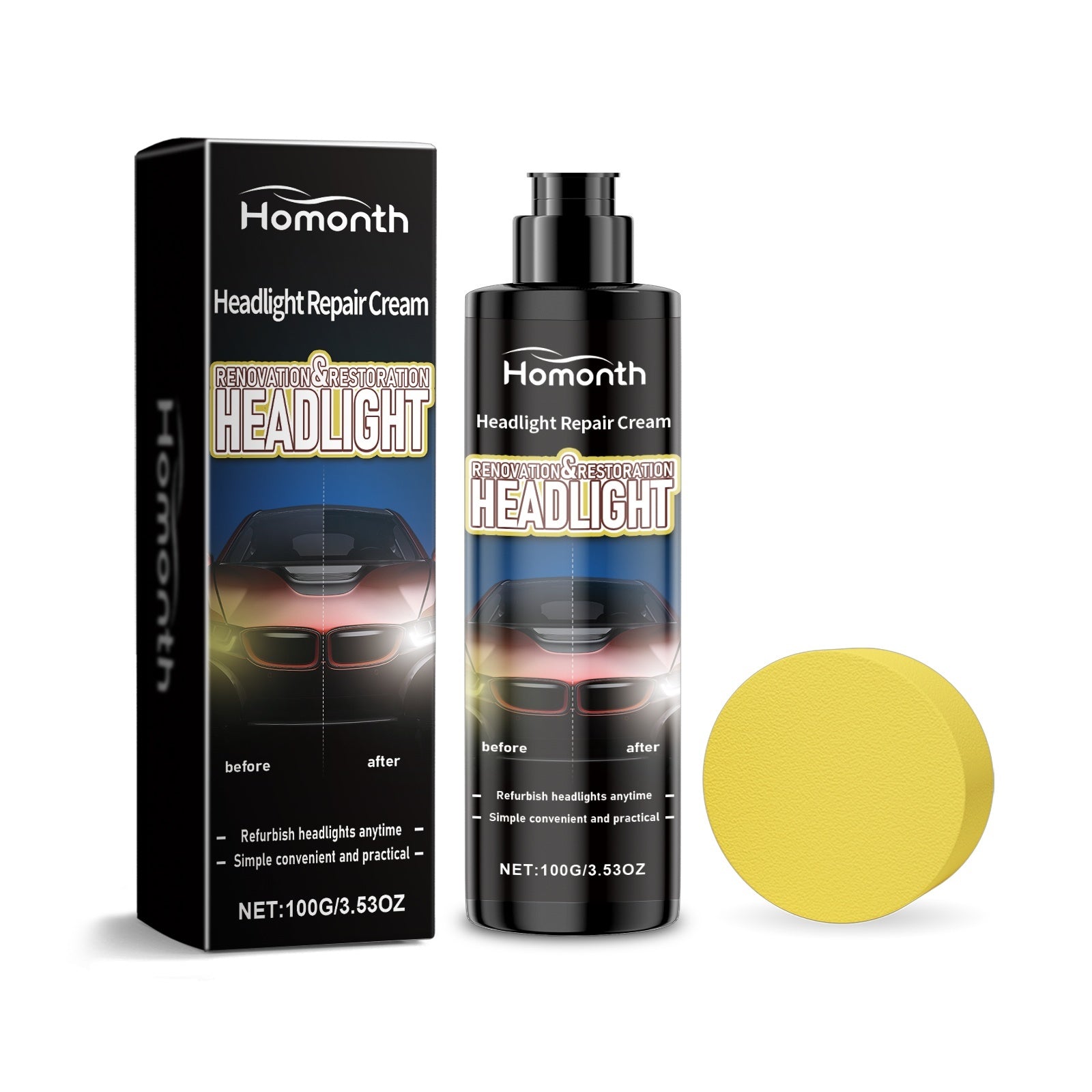Headlight Repair Cream